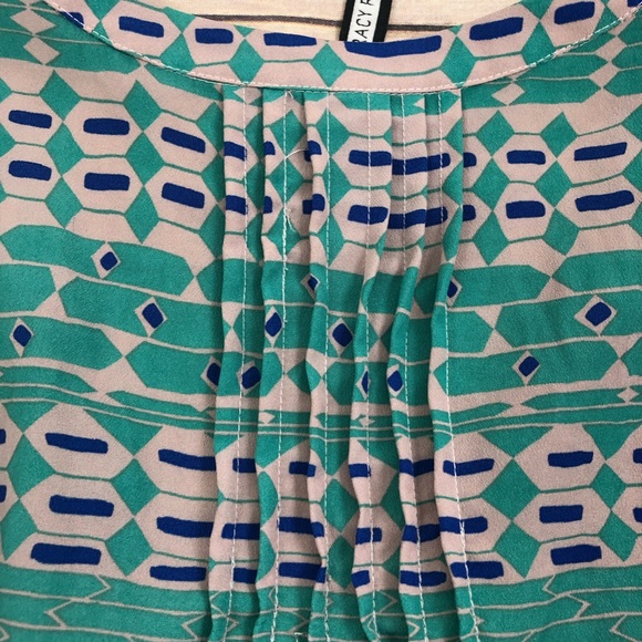 Plenty by Tracy Reese geometric blouse - Picture 4 of 6